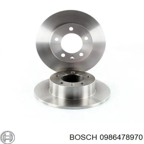 Тормозные диски 0986478970 Bosch