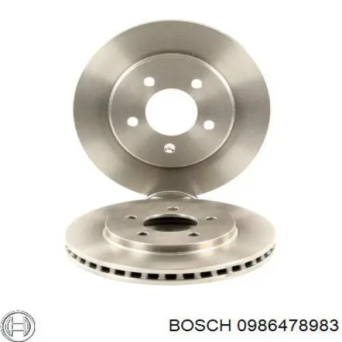 0 986 478 983 Bosch диск тормозной передний