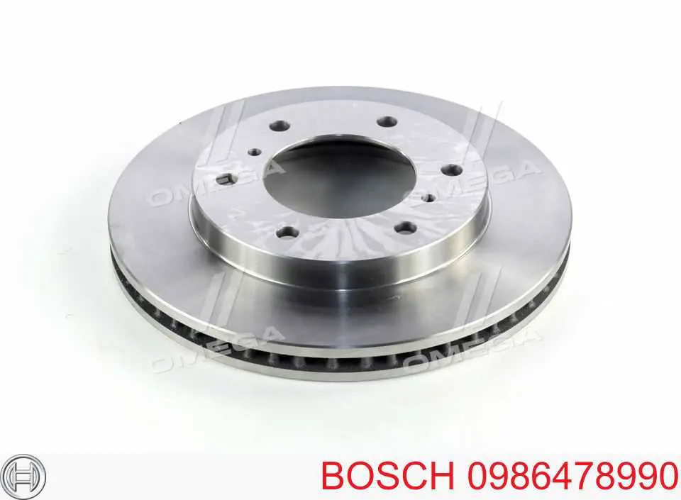 0986478990 Bosch диск тормозной передний