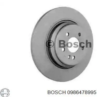 Тормозные диски 0986478995 Bosch