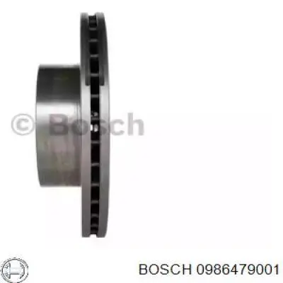 Передние тормозные диски 0986479001 Bosch