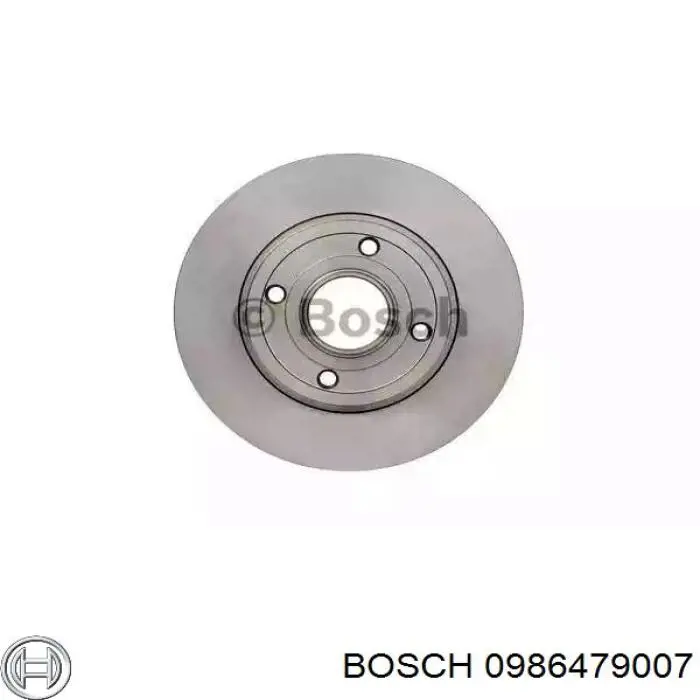 0 986 479 007 Bosch disco do freio traseiro