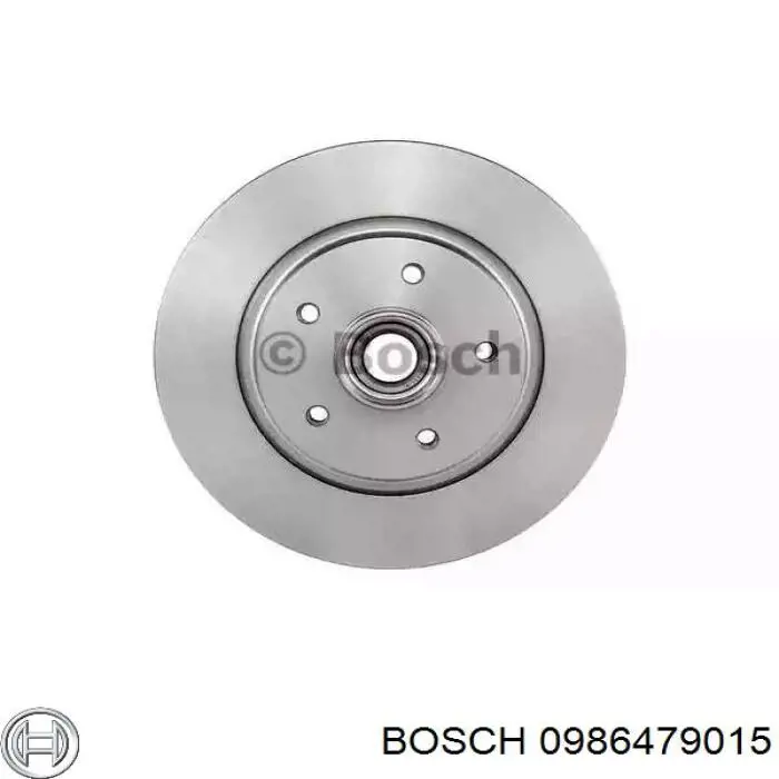 0986479015 Bosch диск тормозной задний