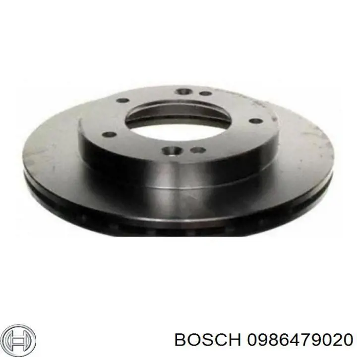 0986479020 Bosch Диск тормозной передний