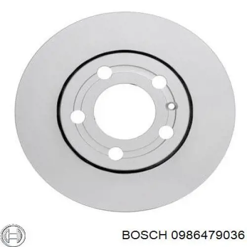 0 986 479 036 Bosch диск тормозной передний