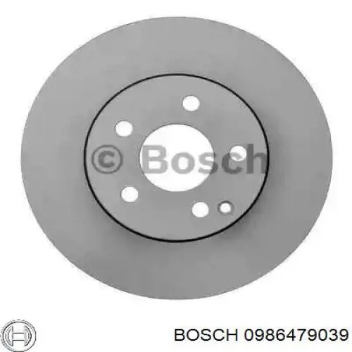 0 986 479 039 Bosch диск тормозной передний