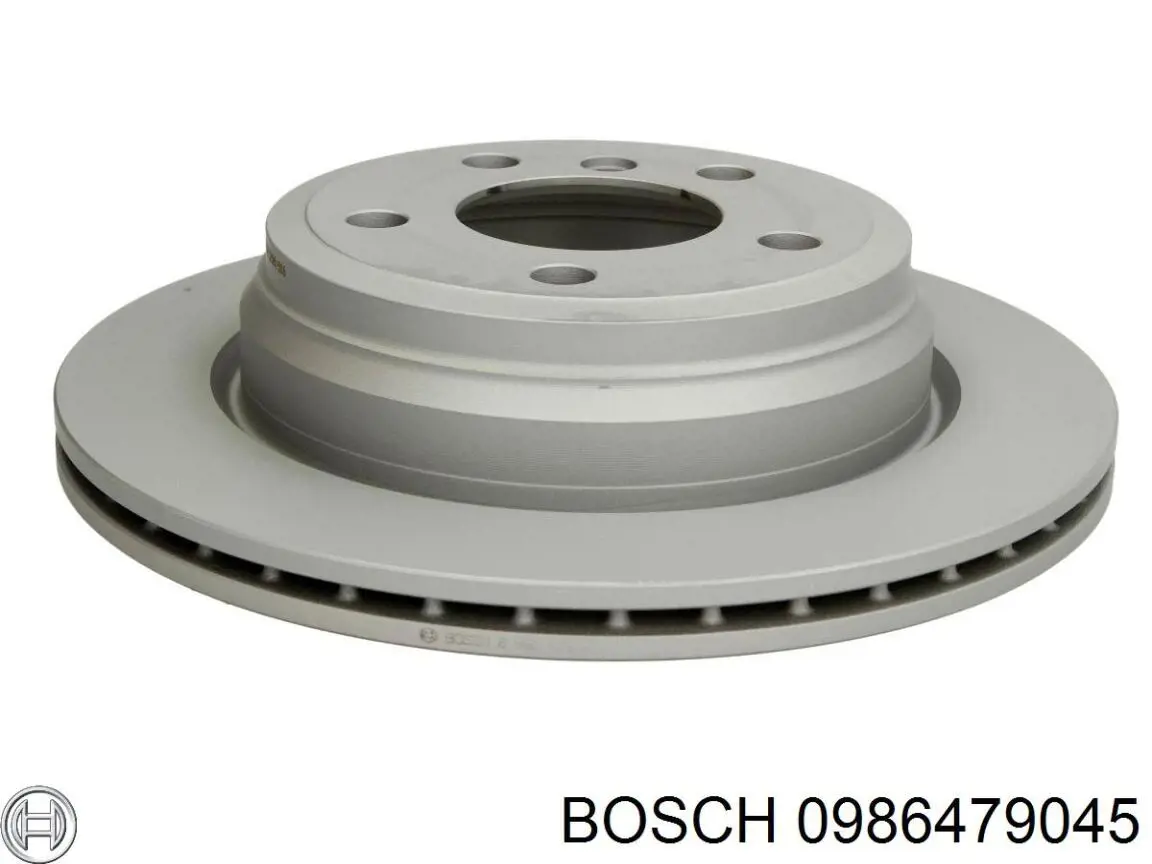 0986479045 Bosch диск тормозной задний