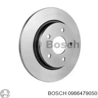 Тормозные диски 0986479050 Bosch