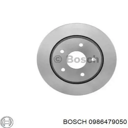 Disco de freno trasero 0986479050 Bosch