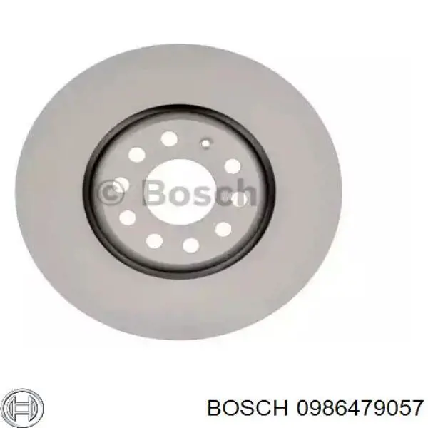 0986479057 Bosch диск тормозной передний