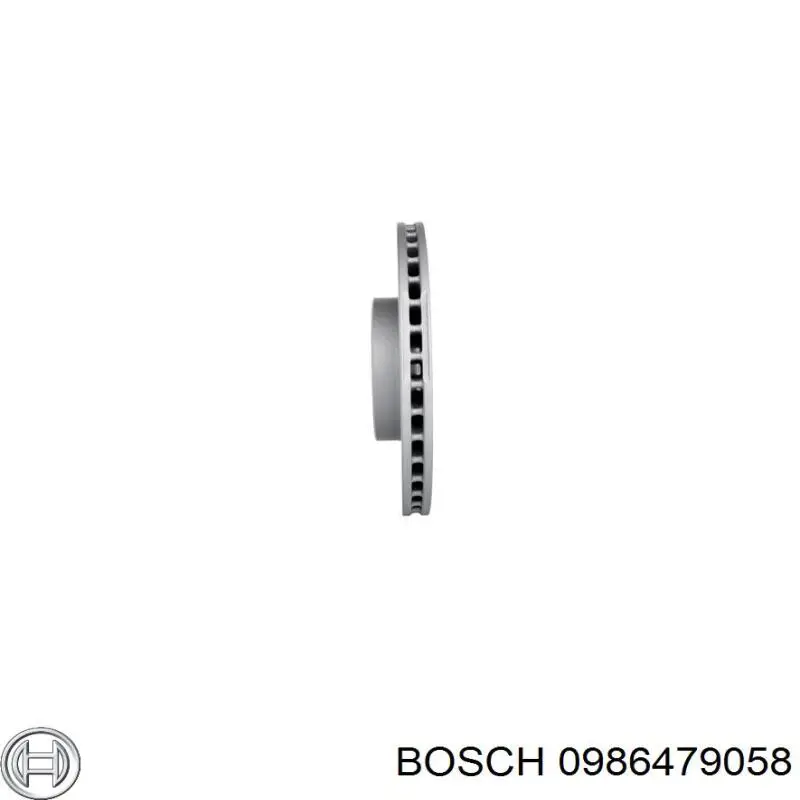 BOSCH Диск тормозной передний