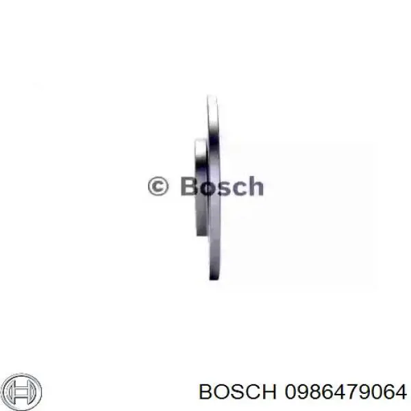 Диск гальмівний задній 0986479064 Bosch