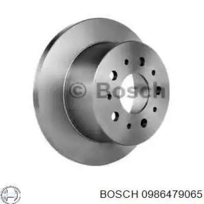 Тормозные диски 0986479065 Bosch