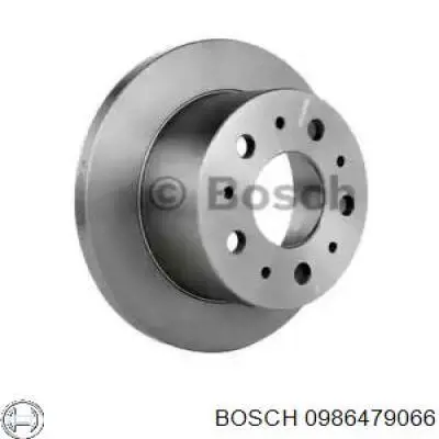 Тормозные диски 0986479066 Bosch