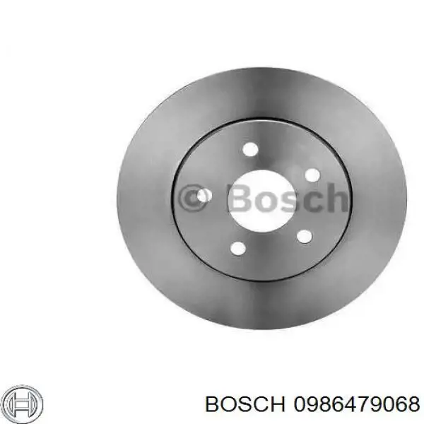 Тормозные диски 0986479068 Bosch