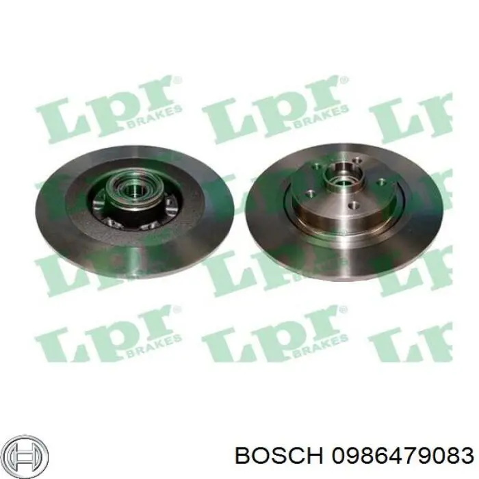 Задний тормозной диск Bosch 0986479083 цена, от 88.45 USD