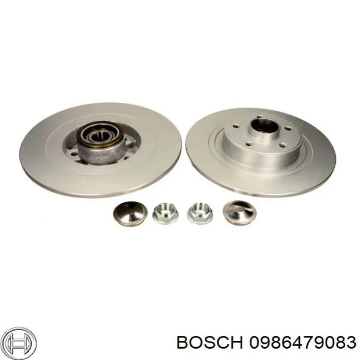 Купить 0986479083 Bosch Диск тормозной задний