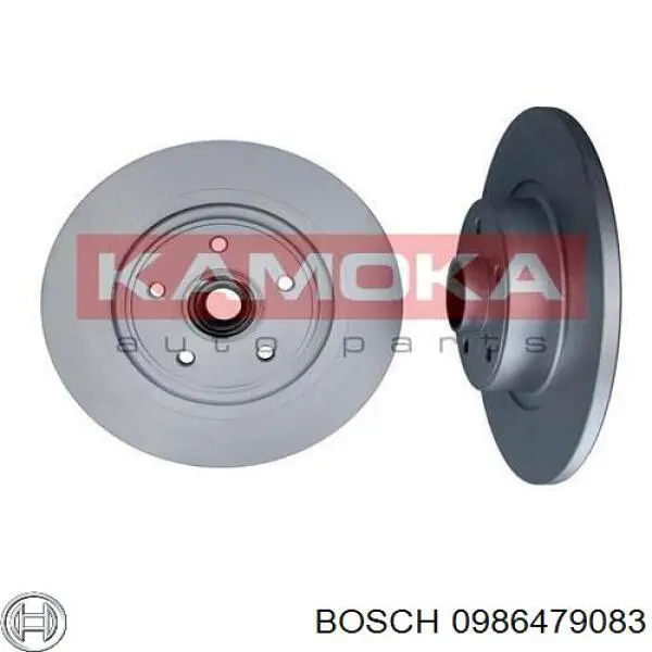 Задний дисковый тормоз Bosch 0986479083