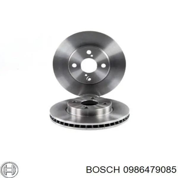 0986479085 Bosch диск тормозной передний