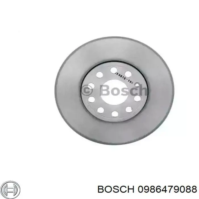 Диск тормозной передний Bosch 0986479088