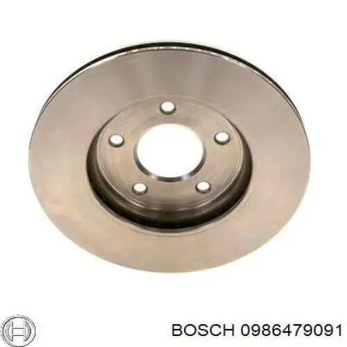0986479091 Bosch передние тормозные диски