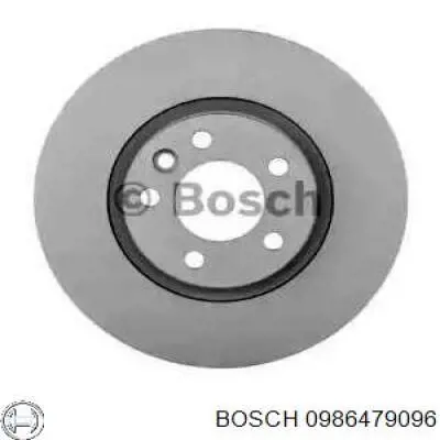 0 986 479 096 Bosch диск тормозной передний