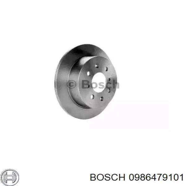 Тормозные диски 0986479101 Bosch