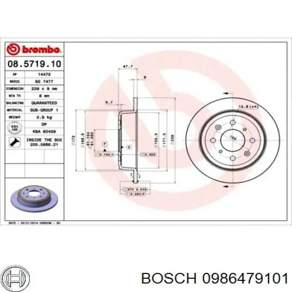 0986479101 Bosch