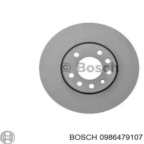 0 986 479 107 Bosch диск тормозной передний
