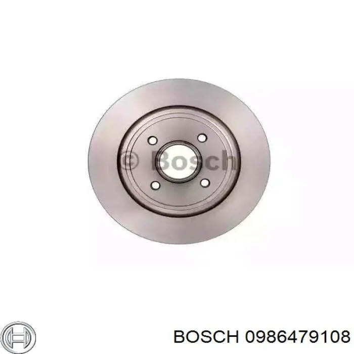 0 986 479 108 Bosch диск тормозной задний