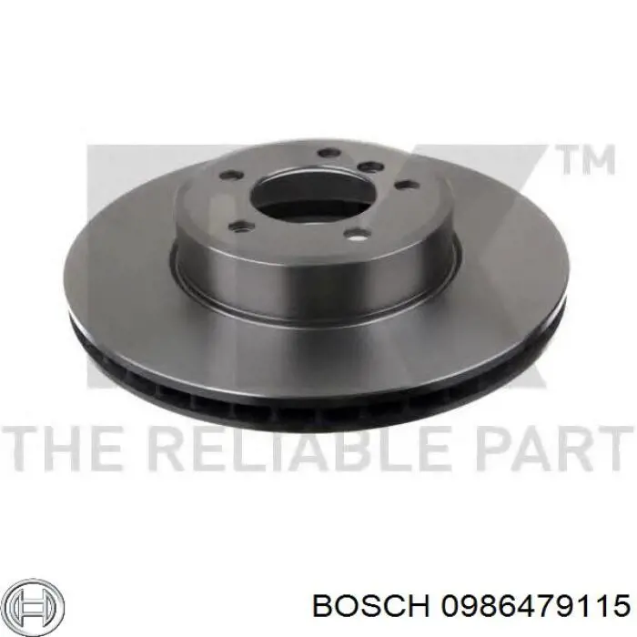 Купить 0986479115 Bosch Ротор тормозной