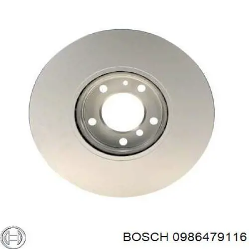 Передние тормозные диски 0986479116 Bosch