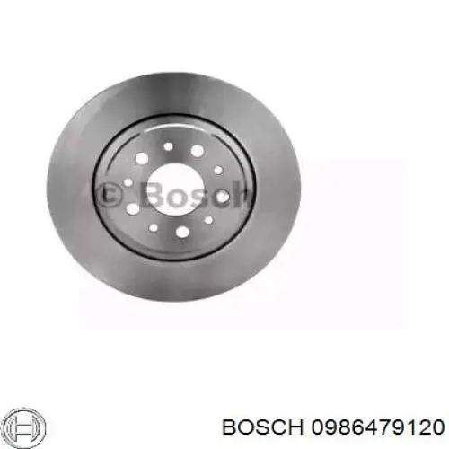 0 986 479 120 Bosch диск тормозной задний