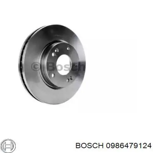 Передние тормозные диски 0986479124 Bosch