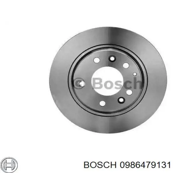 0986479131 Bosch диск тормозной задний
