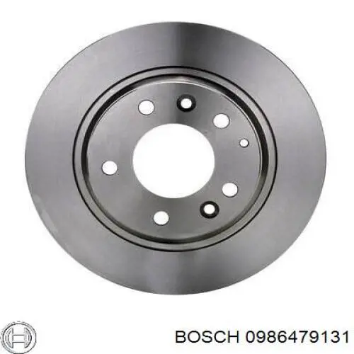 Disco de freno trasero 0986479131 Bosch