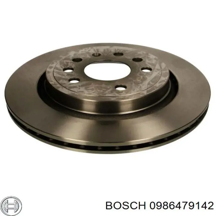 Disco de freno trasero 0986479142 Bosch