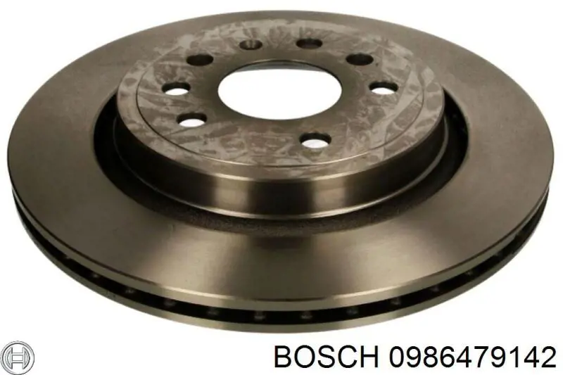 0986479142 Bosch диск тормозной задний