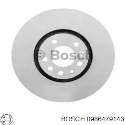 0 986 479 143 Bosch диск тормозной передний
