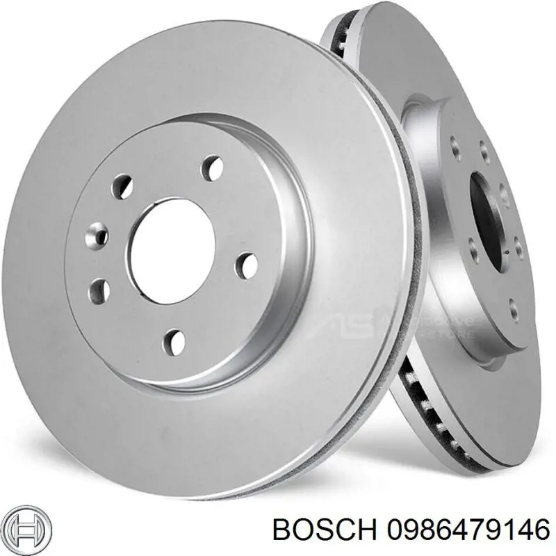 Передние тормозные диски 0986479146 Bosch