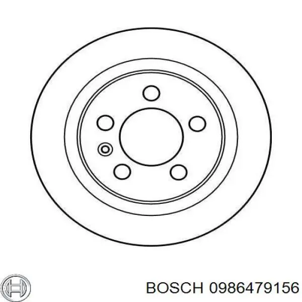 Тормоз дисковый передний Bosch 0986479156 цена, от 33.02 USD