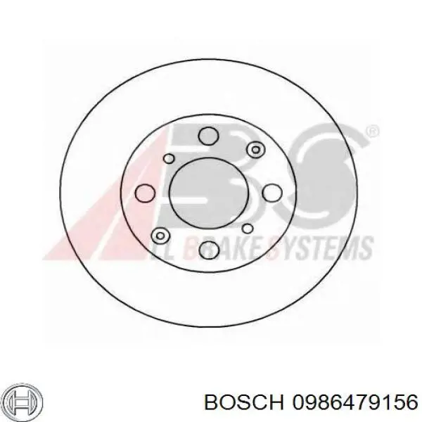 Тормоз дисковый передний Bosch 0986479156 цена, от 33.02 USD