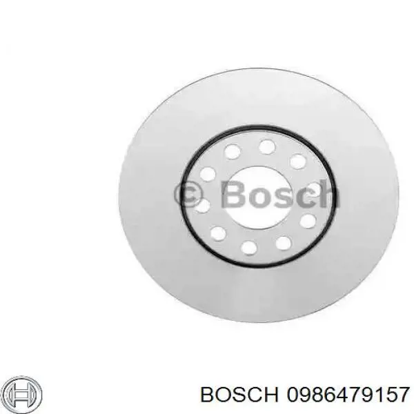 0986479157 Bosch диск тормозной передний
