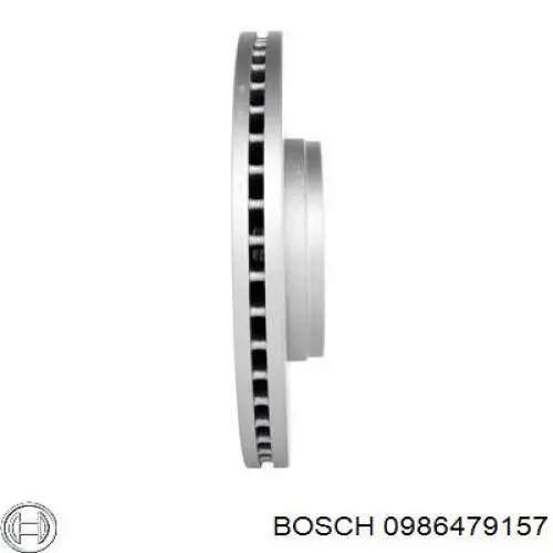 0986479157 Bosch Диск тормозной передний
