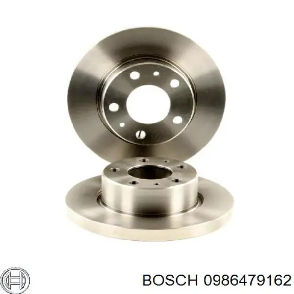 0986479162 Bosch диск тормозной передний