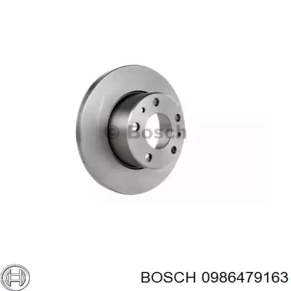 Тормозные диски 0986479163 Bosch