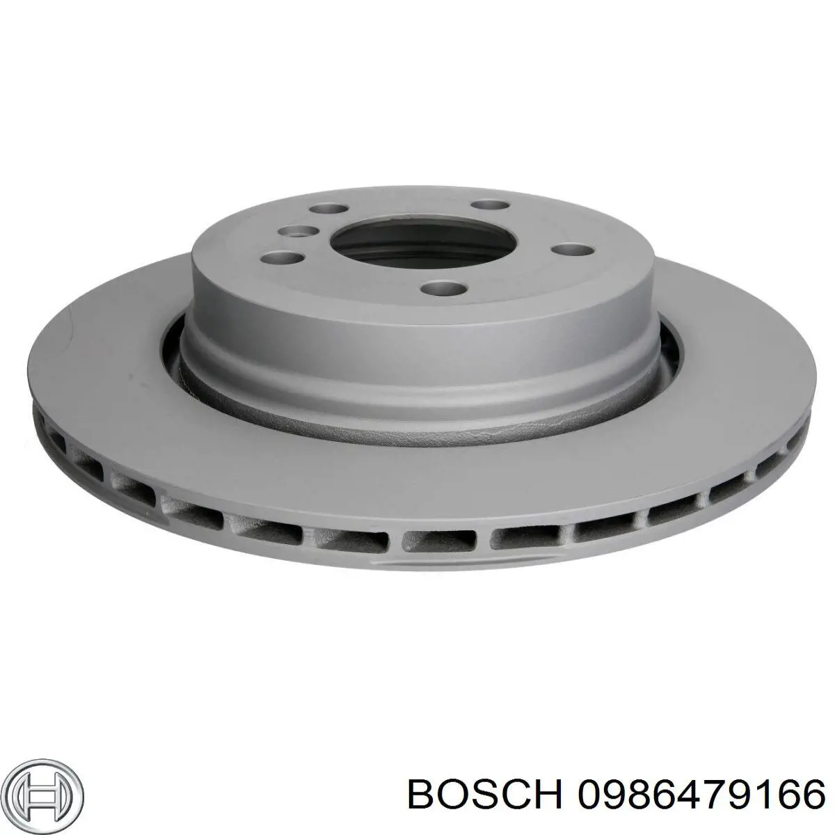 0986479166 Bosch диск тормозной задний