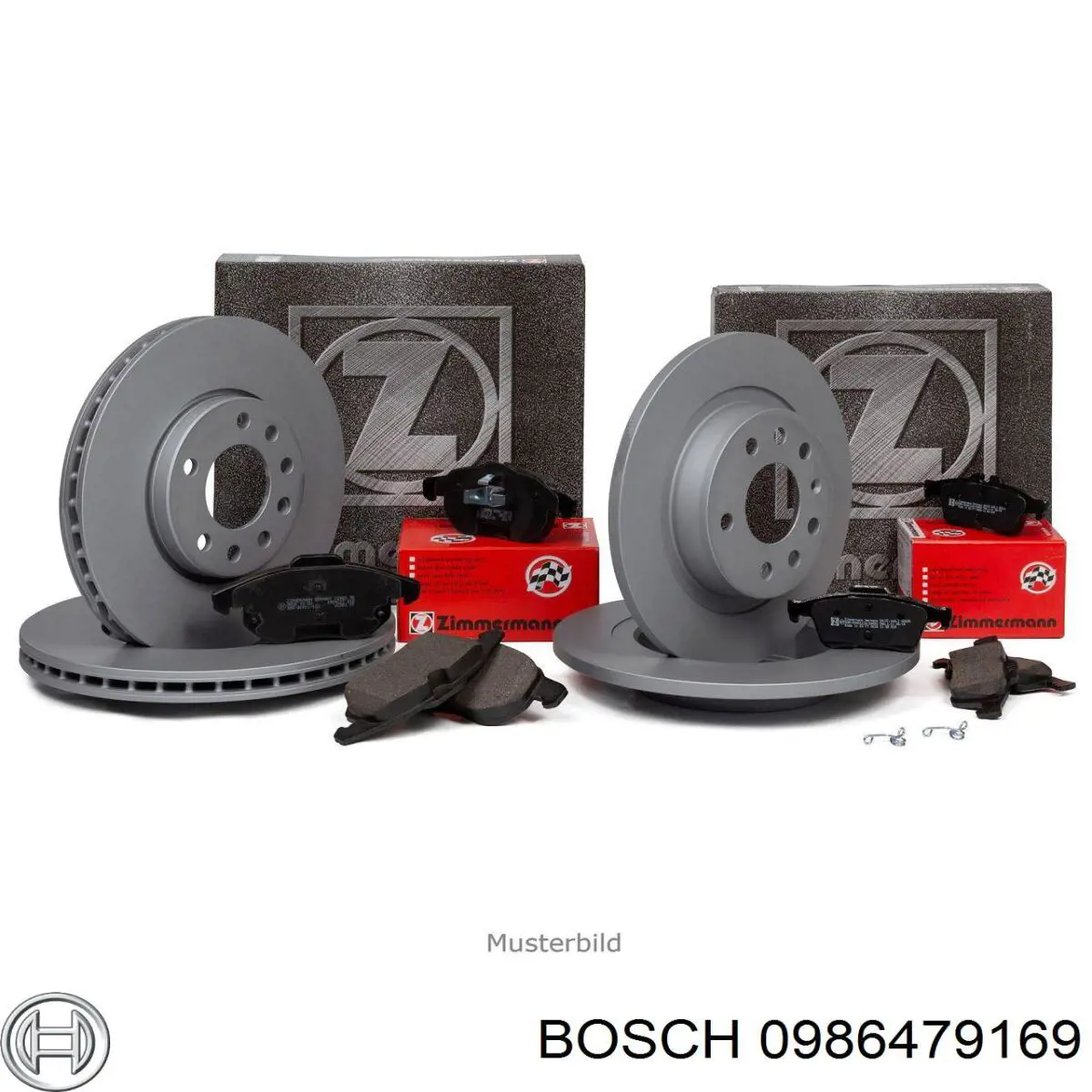 Купить 0986479169 Bosch Диск тормозной задний