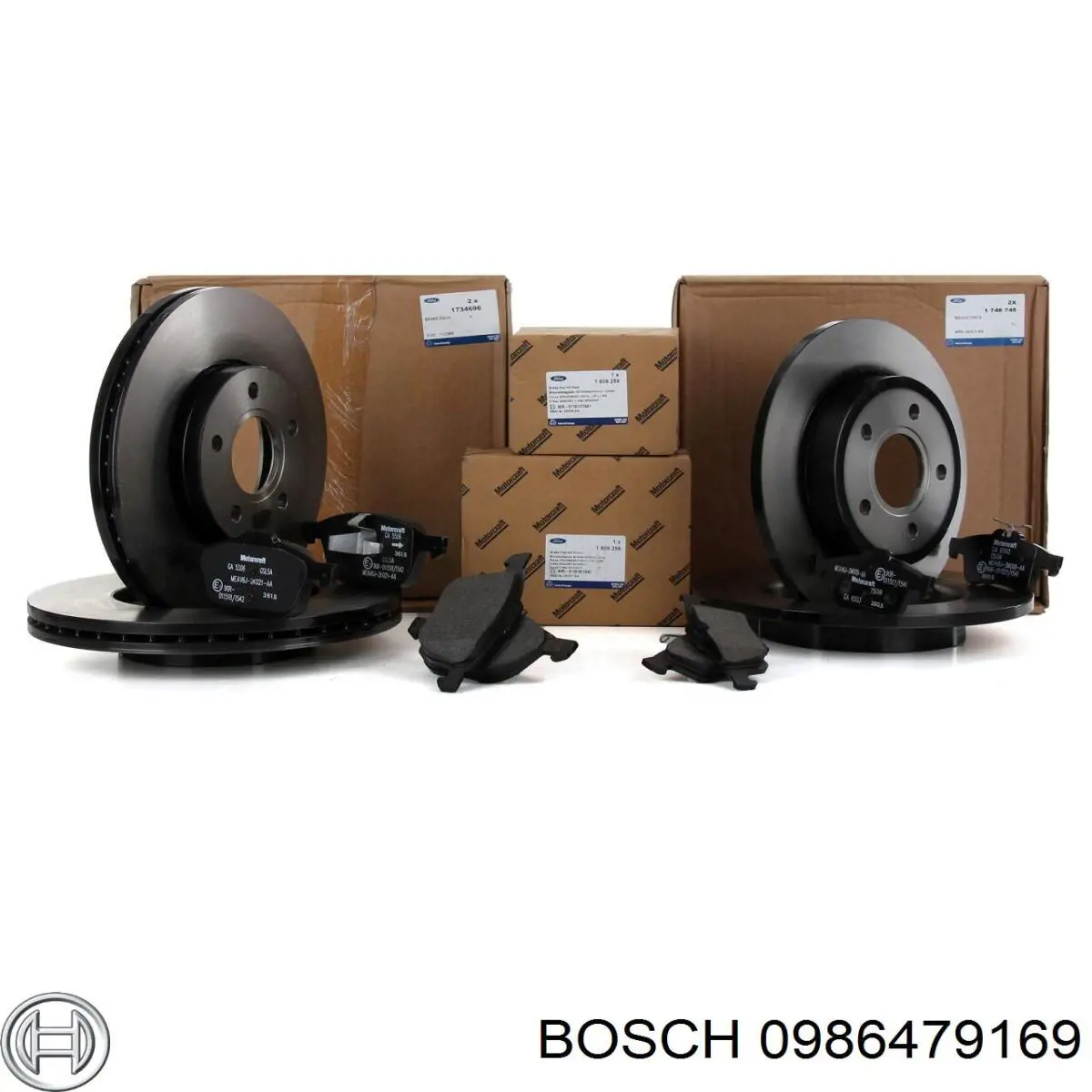Тормозные диски 0986479169 Bosch