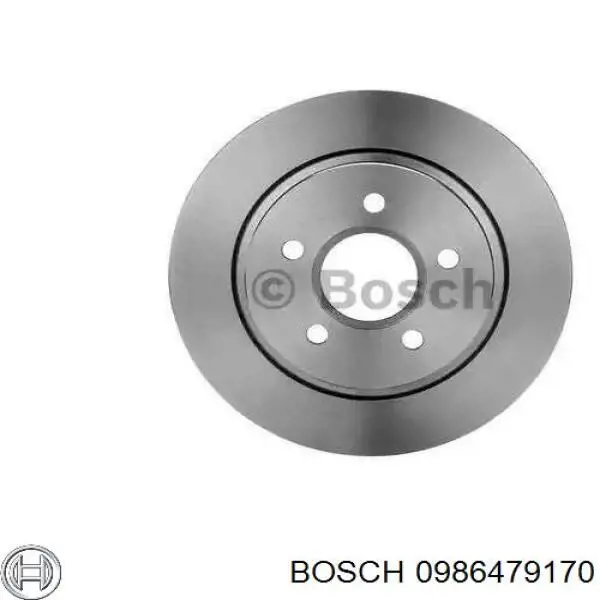 0 986 479 170 Bosch диск тормозной задний